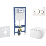 Duofix - set de b�ti - support, cuvette gaia et abattant softclose, plaque de d�clenchement sigma20, ...