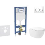 Duofix - set de bti - support, cuvette oudee vortex et abattant softclose, plaque de dclenchement sigma20, ...