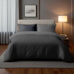 Duotto duotto 4 seasons anthracite et noir housse de couette - microfibre douce et respirante, oeko - ... Duotto duotto 4 seasons anthracite et noir housse de couette - microfibre douce et respirante, oeko - ...