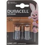 Duracell dl123a lot de 2 piles lithium ultra cr123a / el123a 3 v pour performances de longue dur�e noir ...