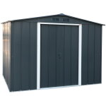 Tepro - duramax abri de jardin métal - 4, 75m² - kit ancrage - anthracite Tepro - duramax abri de jardin métal - 4, 75m² - kit ancrage - anthracite