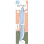 Couteaux de cuisine en cramique avec tui, 4 tailles de lames - dcoupe, pluche et tranche viandes, ...
