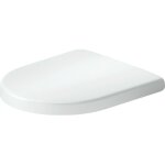Duravit - abattant wc plastique blanc forme d, lunette toilettes universel à frein de chute / fermeture ... Duravit - abattant wc plastique blanc forme d, lunette toilettes universel à frein de chute / fermeture ...