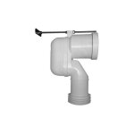 Duravit - accessoires - coude de raccordement vario pour wc, vacuation par le bas 8990250000