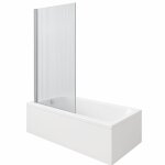 Duravit - baignoire droite d - code 1800x800mm + pare bain droit aurys raywall chromé Duravit - baignoire droite d - code 1800x800mm + pare bain droit aurys raywall chromé