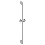 Barre de douche duravit 90 cm inox bross