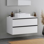 Duravit - meuble mural suspendu mdf de salle de bain design sous - vasque avec 2 tiroirs pour salle de ... Duravit - meuble mural suspendu mdf de salle de bain design sous - vasque avec 2 tiroirs pour salle de ...