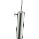 Starck t - brosse wc avec support mural, inox bross 0099467000 - duravit
