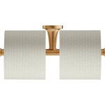 Duravit - starck t - double porte - papier toilette, bronze brossé 0099380400 Duravit - starck t - double porte - papier toilette, bronze brossé 0099380400