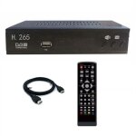 Dvb t2 hevc 265 tuner tv num�rique dvb - t2 1080p d�codeur hd usb r�cepteur terrestre prise ue