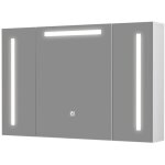 Dyhome armoire de toilette éclairée 90 x 60 cm, avec prise pour rasoir et 2 ports usb, profondeur 16 ... Dyhome armoire de toilette éclairée 90 x 60 cm, avec prise pour rasoir et 2 ports usb, profondeur 16 ...