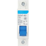 Dz47 - 63, 40a - 40a, miniature 3 p�les 1 p�le 400v disjoncteur diff�rentiel mont� sur rail din