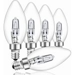 E14 28w dimmable, transparente c35 ampoule bougie blanc chaud 2700k ampoule � vis e14 pour lustres, appliques, ...