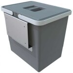 Elletipi - easy - poubelle encastrable, 15 l pbd sp sg28 c97 m