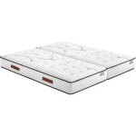 Ebac literie - matelas 2x80x200 repere - ressorts ensach�s - hauteur 26 cm - soutien ferme