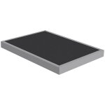 Ebac literie - sommier tapissier sr15 cobalt 160x200 lattes bois massif - h. 15 cm - made in france