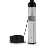 Eberth ? pompe immerg�e 4' inox 550w ? d�bit �lev� jusqu'� 15m ? c�ble 15m ? ipx8 pour immersion permanente ...