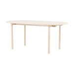 Ebuy24 - andy table de salle à manger ovale 90x180 cm whitewash. Ebuy24 - andy table de salle à manger ovale 90x180 cm whitewash.