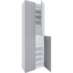 Ebuy24 - chaussures lona h. 220 x l. 70 x j. 40cm blanc / gris