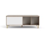 Ebuy24 - penny table basse avec dessus extensible et 2 espaces de rangement, teinte hickory et blanc ... Ebuy24 - penny table basse avec dessus extensible et 2 espaces de rangement, teinte hickory et blanc ...