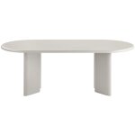 Ebuy24 - table à manger 10 personnes ovale en bois - grège - nagano Ebuy24 - table à manger 10 personnes ovale en bois - grège - nagano