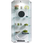 Ebuy24 - vitrine murale benila h. 114 x l. 83 x p. 17 cm blanc