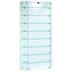 Ebuy24 - vitrine murale benila h. 114 x l. 83 x p. 17 cm blanc