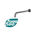 Eccelente sobrado bras mural 35cm gun metal - fugaflow