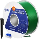 Ecd germany - 100m de c�ble p�riph�rique universel pour tondeuse - robot + 400 piquets de terre + 24 ...