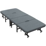 Ecd germany - lit d'appoint 80x190 cm, lit simple pliable, avec matelas / rembourrage, lit de voyage ... Ecd germany - lit d'appoint 80x190 cm, lit simple pliable, avec matelas / rembourrage, lit de voyage ...