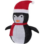 Ecd germany - pingouin de noël à 30 led avec bonnet et Écharpe, hauteur 68cm, décoration de jardin, Éclairage ... Ecd germany - pingouin de noël à 30 led avec bonnet et Écharpe, hauteur 68cm, décoration de jardin, Éclairage ...