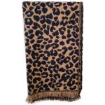 �charpe / ch�le extra large, longue, � motifs animaliers : noir, marron, beige, camel, caramel, ocelot, ...