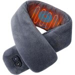 �charpe chauffante usb cache - cou chauffant �lectrique, avec massage 4 modes mode massage avec 3 niveaux ...