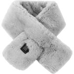 �charpe chauffante usb pour femme, cache - cou chauffant sans fil, cache - cou en fausse fourrure lavable ...