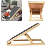 �chelle pour animaux de compagnie pliante pour rampe pour animaux de compagnie - r�glable en hauteur, ...