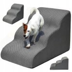 �chelle � trois marches pour chien / chat pour canap� / lit, tissu amovible
