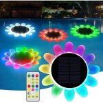�clairage solaire de piscine - lampes flottantes led - accessoire de piscine - �clairage de piscine - ...