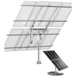 Eco - worthy - support de panneau solaire tracker solaire max pour balcons, jardin, maison, monture de ...