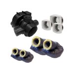 Econoname - kit vmc simple flux autorglable avec gaines - ventil'eco