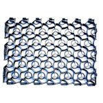 Ecoo - dalle alvole gazon ou gravier - ecolat - 80 x 60 x 4 cm - gris anthracite