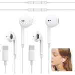 Ecouteurs filaire pour iphone, 2 pi�ces ecouteurs filaire usb c pour samsung galaxy s24 s23 s22 s21 fe ...
