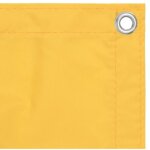 �cran de balcon?brise vue de terrasse?toile de balcon jaune 120x300 cm tissu oxford cfw802610