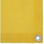 �cran de balcon?brise vue de terrasse?toile de balcon jaune 75x400 cm pehd cfw300730