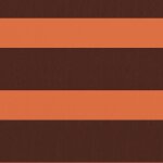 �cran de balcon?brise vue de terrasse?toile de balcon orange et marron 75x300 cm tissu oxford cfw209610 ...