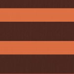 �cran de balcon?brise vue de terrasse?toile de balcon orange et marron 75x600 cm tissu oxford cfw261794 ...