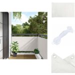 cran d'intimit de balcon blanc 300x120 cm pvc - brise vue balcon - ecran d'intimit - cloture pvc - ...