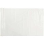 �cran d'intimit� de balcon?brise - vue?paravents de balcon blanc 600x120 cm pvc cfw310778