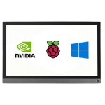 cran lcd ips 15, 6 pouces avec cran tactile hdmi 1920 x 1080 hdmi / usb type - c