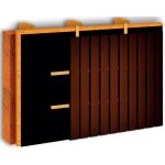 cran respirant pare - pluie aeroplus uv3 stable aux uv avec 3cm de claire voie rouleau de largeur 1. ...