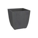 Eda - bac a fleurs - diva basalt - gris anthracite - carr� - 42 l - 43, 5 x 43, 5 x h. 44, 2 cm bac int�rieur ...